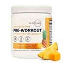 Tips Zero Clean Stim Free Pirms Workout Pulveris + Slāpekļa oksīda pastiprinātājs ar L-Citrulīns Malate, Arginīns AKG, Beta Alanīns - Kofeīns & Stimulants Bezmaksas - Ananass Mango Flavor, 21 Kalpo