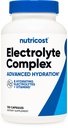 Nutricost Elektrolītu komplekss Advanced Hydration (120 Kapsulas) - 8 Hidratējoši Elektrolīti un vitamīni, bez lipekļa, ne-GMO, veģetārietis