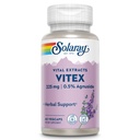 SOLARAY Vitex Berry ekstrakts 225 mg - Casteberry papildinājums sievietēm - Tradicionālais Hormonu Balance atbalsts - Chaste Tree Berry - Vegan, Lab Verified - 60 Servings, 60 VegCaps