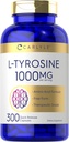 Carlyle L Tirozīna kapsulas 1000mg - 300 Skaits -- Terapeitiskā pakāpe - vīriešiem un sievietēm -- Ne-ĢMO un bez glutēna Papildinājums