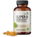 Futurebiotics Super B 100 Ilgstoša atbrīvot B vitamīna komplekss nav GMO, 60 Veģetārās tabletes