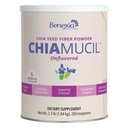 Chiamucil Prebiotic Chia Fiber papildinājums Pulveris – Ēstgribu kontrolei un gremošanas veselība – Chia Fiber & Chicory saknes (Inulīns) – lipeklis un bez cukura, vegana, ne-GMO, Neuzliesmojošs - 100 porcijas
