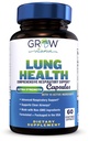 grow vitamīna plaušu veselība, elpošanas atbalsta papildinājums, plaušu veselības Extra Strength Support, plaušu tīrīt Formula ar C vitamīnu, lai atbalstītu Bronchial System, Breath Clear Airways - 60 kapsulas