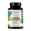 EMERALD LABS Complete 1-Dienas Multivitamīnu vīriešiem un sievietēm ar C vitamīnu, metilētu folātu, pilnvērtīgu pārtiku un vairāk imūnās uzturvielas, kaulu veselību un vairāk* - 60 Dārzeņu kapsulas