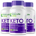 rize laboratorijas - - Trim Life Labs Keto kapsulas - Svara zaudēšanas tabletes - Atbalsta maksimālā stipruma formula, Keto+ACV papildinājums (180 kapsulas)