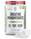 SteelFit Creapure Kreatīna monohidrāts Pulveris, neflavored - vācu mikronizēta kreatīna pulveris vīriešiem un sievietēm - Vingrojums Treniņš Uztura bagātinātāji muskuļu Gain, smadzeņu veselība un spēks ēka