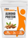 BulkSupplements.com Mandeļu proteīna pulveris - augu izcelsmes proteīns, mandeļu pulveris - Vegan, bez glutēna, & Nav cukura, 30g par apkalpo, 1kg (2.2 mārciņas) (1. iepakojums)