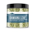 Earthborn Elements Damiana Leaf 200 Kapsulas, tīras un neatšķaidītas, bez piedevām