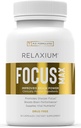 Relaxium Focus Max, smadzeņu un fokusa veselības papildinājums, pierādīta koncentrācija, fokuss, atmiņa, un nootrops Booster, M.D. Formulēts ar Huperzine, Bacopa, & More, 1-Mēneša padeve (30 kapsulas)