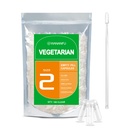 vananfu izmērs 2 Tukšas kapsulas Veģetārietis (100 Skaits) Bandle ar 2 Micro Lab Spoons, Skaidrs Pildām Veggie Pill Kapsulas izmērs 2, lai padarītu jūsu pašu bagātinātājiem