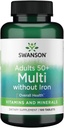 Swanson Geromulti bez dzelzs (Multivitamīnu senioriem) 100 Tabs