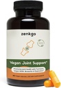 Turmeric, Vegan MSM, Boswellia, Quercetin - Vegan locītavu atbalsta papildinājums, veicina kopīgu mobilitāti un elastību, funkciju un komfortu, skrimšļu remontu, vienmērīgu kustību, veselīgu novecošanos (60Ct/30Day)