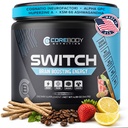 Slēdzis, smadzeņu Boosting Nootropic Enerģijas Papildinājums Pulveris - Ražots ASV - Alpha GPC, NALT, Ashwagandha, Bezcukura Enerģija, Keto, Palielināt garīgo Focus & Kognitīvā funkcija, Uzlabo Mood & Memory
