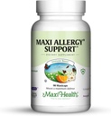 Maxi Health Alerģija Atbalsts C vitamīns ar MSM Sinus un deguna veselība, 90 Skaits
