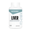 NutraBio Aknu Papildinājums - Uzlabota Aknu Atbalsts ar antioksidantiem, Piena Dadzis Aknas Detox, Glutatione, Tudca - veicina aknu tīrīt Detox un remonts - 90 kapsulas