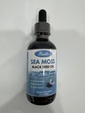 (2 Iepakojums) Sea Moss Black Seed Oil Drops with Burdock Root, Bladderwrack & Vitamin C vitamīns D3, Irish Sea Moss Drop for Imunogen System, Gut, Skin & Energy