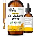 Divšķautņu asinszāle Tinktūra - Garastāvokļa uzturs - Relaksējoša asinszāles papildterapija - Šķidrie Hypericum Perforatum Herb pilieni - Vegan, Cukurs un bezalkohols - 2 fl oz