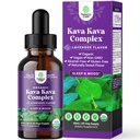 Natures Craft Kava Kava Organic Liquid Drops Supplement - Lavender Flavor - Fast Acting Herbal Support with Kava Root for Balanced Mood - Relax Calming Tonic for Better Sleep - 2 Fl Oz