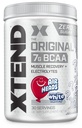 Sivācija Xtend XTEND Original BCAA Powder Airheads Candy Flavor, 7g BCAA un 2.5g L-glutamīns, Bezcukura pēc Workout Muskuļu atkopšanas Dzēriens ar aminoskābēm vīriešiem un sievietēm, 30 Kalpo