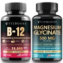 VITBOOST B12 with Hyaluronic Acid, Collagen with Magnesium Glycinate 500mg
