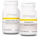 Integratīvie terapeitiskie līdzekļi Saišķi ar berberīnu, 60 kapsulas un Theracurmin HP, 60 kapsulas - berberīns metabolisma atbalstam* - Theracurmin papildinājums, kas ir 27x Vairāk Biopieejams*