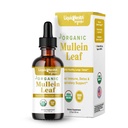 LIQUIDHEALTH USDA Organic Mullein Leaf Extract Drops for Lungs - Herbal Cleansing Drops for Smokers, Immune Support, Respiratory Health - 1000mg, 60-Day Supply, Sugar-Free, Made in USA (2 fl oz)