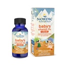 Zīdaiņa vitamīns D3, Neuzliesmojošs - 0,76 oz - 400 SV D3 vitamīns - Veselīgi kauli, Imūnsistēmas atbalsts, Normāla miega ritmi - ne-ĢMO, Sertificēts veģetārietis - 90 Servējumi