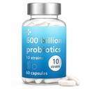 Probiotics for Women and Men, 60 Billion CFUs Per Serving with 10 Strains & Prebiotic Fiber, Daily Probiotic Supplement for Digestive Health, Gut Balance, Immune Support, 60 Capsules