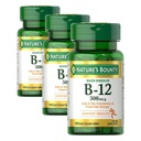 Nature's Bounty Vitamin B12, Supports Energy Metabolism and Nervous System Health, 500mcg, 100 Quick Dissolve Tablets (Pack of 3)