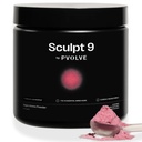 PVOLVE Sculpt 9 EAA & BCAA pulveris sievietēm      ; Ļoti Berry Flavor ; Essential Aminoskābes papildinājums Lean Muskuļi, reģenerācija un stiprums ;
