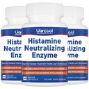 DAO Enzīmu piedevas Histamīns Diamīna oksidāzes papildinājums gludai gremošanas sistēmai - ražots ASV - 60 Softgels (3 pudeles)