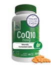 Veselības Thru Nutrition CoQ-10 150mg - 60 Kapsulas            - Ubihinon Coenzyme Q10 - - atbalsta šūnu enerģiju un antioksidantu aizsardzību - ne-GMO, bez sojas, vegana, bez glutēna