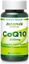 Augsta Absorbcija CoQ10 200mg Softgels sirds veselībai un enerģijai Metabolisms - spēcīgs antioksidants Papildinājums statīna lietotājiem - 30 dienu piegādes, Innervis Nutrition