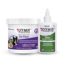 PET KING BRANDS ZYMOX Enzimātiskie ausu leikocīti un otikas šķīdums Hidrokortizons Bez suņiem un kaķiem - Izstrādājumu bars - netīrai, vaskveidīgai, smirdīgai ausu un  Soothe infekcijas, 100 grāfa Wipes & 4oz pudelei