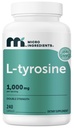 Micro Ingredients L-tirozīns 1 000 mg Per Serving, 240 kapsulas 