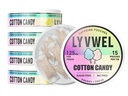 LyvWel 125mg Kofeīna enerģijas maisiņi – Tīra enerģija ar Guarana priekš Focus & Stamina – 5 Iepakojums (75 Kopā maisiņi) (5 Iepakojums, Cotton Candy)