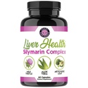 Angry papildinājumi Aknu veselība – Silymarin komplekss ar piena dadži, Artichoke, Aloe Vera, Alfalfa & B-Vitamins – Detox un aknu atbalsta formula vīriešiem un sievietēm – 60 kapsulas (1-Bottle)