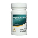 Angelic B Active – augstas intensitātes vitamīna B-kompleksa papildinājums – bioaktīvās formas, tostarp metilfolāts (Metafolin®) un metilkobalamīns – enerģija, koks un nerva atbalsts – 60 kapsulas