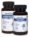 BIOVEA Coenzyme Q10 un Selēna vērtības iepakojums