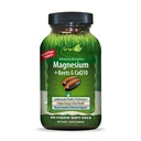 Irwin Naturals Magnesium + Beets & CoQ10, Heart and Energy Support with Beet Root, Grapeseed, and Omega-3 Flaxseed Oil, 60 Liquid Softgels