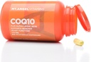 Angel Vitamīni CoQ10 100mg Plus Alfa Liposkābe, Superior Absorbcija Koenzīma dabiskā papildforma Q10, ar ALA, 30 Veģetārās kapsulas