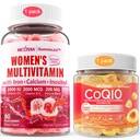 Nextdia Coq10 100mg 200mg Gummies,Sugar-Free Methylated Multivitamin for Women Gummies