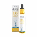 Apglabātais dārgums D3 vitamīns un K2 pilieni - 5000 SV D3 ar 100 μg K2 kaulu, sirds un imūnās sistēmas atbalstam, bez cukura, 2 fl oz