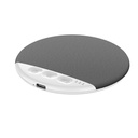 Under Pillow Speaker for Sleeping, Mini Bone Conduction Bluetooth Sleep Aid, Stereo Bass, Volume Control, TF Card Support, Plastic, Battery Powered (Grey)