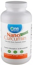 One Planet Nutrition Nano Curcumin 500 mg Veggie Capsules (240 Servings), Family Size, Nano for High Absorption, Supports Immune Health, Non-GMO, Vegan, Gluten-Free