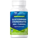Rite Aid Gluco Chon MSM + Turmeric Tablets 120 Count, with Collegen, Supports Healthy Cartilage, Protects Joints and Bones, Antioxidant Formula
