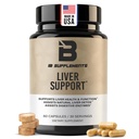 Iron Brothers Liver Support & Detox Supplement for Men/Women - Supports Bile Flow & Healthy Metabolism - Liver Cleanse Detox & Repair Formula w/Milk Thistle & Dandelion - 60 Capsules, Made in USA