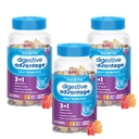 Digestive Advantage Daily Probiotic Gummies for Digestive Health, Gut Health & Immune Support, Probiotics for Men and Women (80ct) - Delicious Natural Fruit Flavor* (Pack of 3)