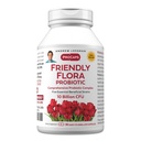 ANDREW LESSMAN Friendly Flora Probiotic 30 Capsules - 10 Billion CFU, Comprehensive Blend of Five Probiotic Strains, Powerful Immune and Digestive Support. Probiotics for Women or Men
