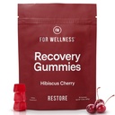 Recovery Gummies Restore - Tart Cherry Gummies for Muscle Recovery - Hibiscus Cherry Flavor with Antioxidants & Electrolytes Combats Soreness, Boosts Energy - Vegan, Non-GMO, Gluten-Free - 90ct